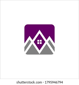 M home logo design vector sign