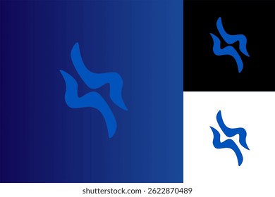 M Unendlich blaues Logo-Symbol