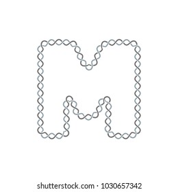 M Infinity Letter Logo Icon Design