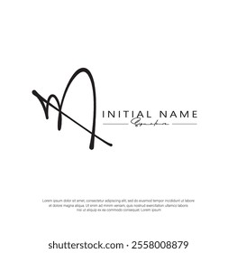 M Initial letter handwriting and signature logo. Beauty vector initial logo .Fashion, boutique, floral and botanical