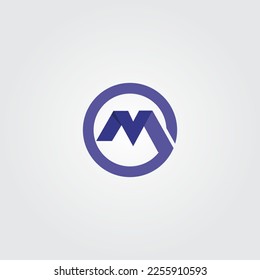 M Initial Letter Logo Design, Letter, Alphabet, Tech