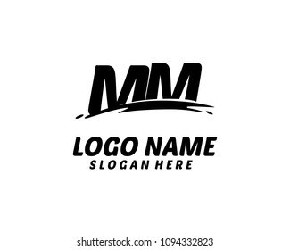M M Initial logo