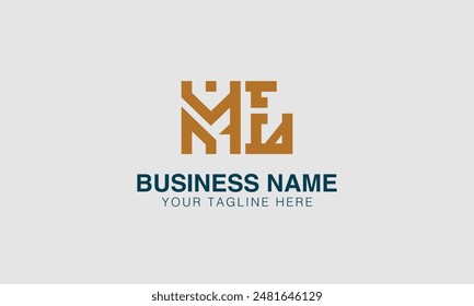 M  initial logo | initial based abstract modern minimal creative logo, vector template image. luxury logotype logo, real estate homie . typography . initials 