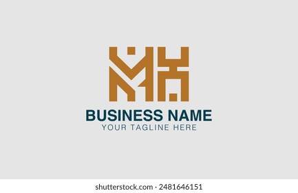 M  initial logo | initial based abstract modern minimal creative logo, vector template image. luxury logotype logo, real estate homie . typography . initials 