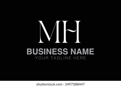 M  initial logo | initial based abstract modern minimal creative logo, vector template image. luxury logotype logo, real estate homie . typography . initials