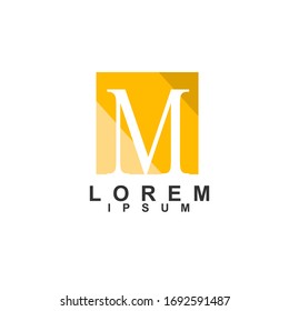 M icono inicial de logotipo diseños vectorial plantilla para empresas y empresas