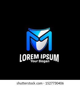 M initial logo letter for business company