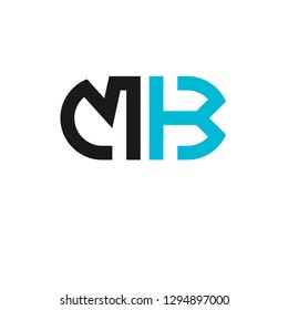 M K initial letter, modern logo design template vector 