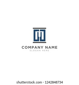 M and L letter abstract Logo Template Design Vector, Emblem, Design Concept, Creative Symbol, Icon