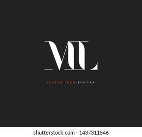 Letter M Luxury Logo Template Element Stock Vector (Royalty Free ...