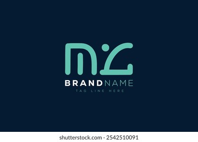 M and L logo design. ML abstract Letters Logo Monogram. This logo design is the process of creating a visual symbol that represents a brand, company, or individual.