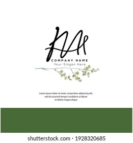 M L ML Initial letter handwriting and signature logo. Beauty vector initial logo .Fashion, boutique, floral and botanical