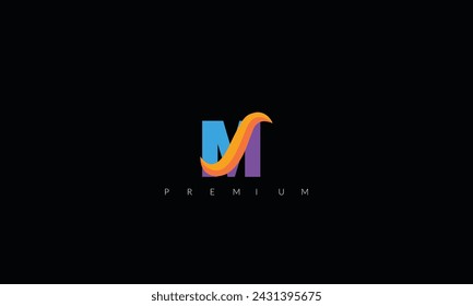 Diseño de logotipo de M Latter para cualquier propósito comercial