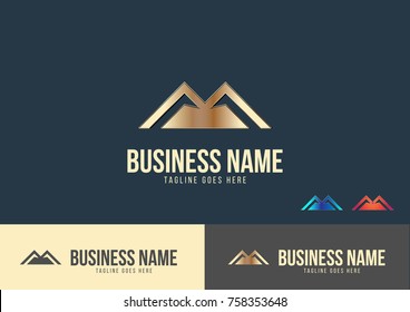 M Leter Logo Template Design Vector