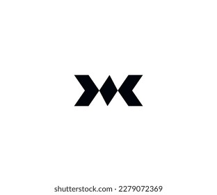 M letter abstract logo template.