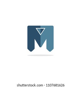 M Letter Abstract Logo Vector Icon