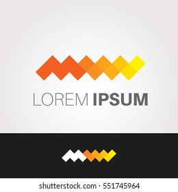 M Letter Abstract Vector Logo Design Template. Creative Typographic Concept Icon