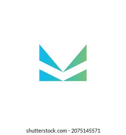M Letter Alphabet Initial Vector Abstrakte Illustration Logo Symbol Design Template Element