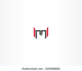 Logo-Design-Symbol für M-Buchstaben