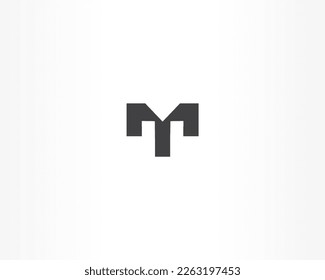 Icono de diseño de logotipo de concepto de letra M