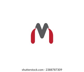 M letter creative logo design element