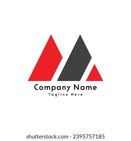 M letter creative logo design icon