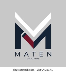 M letter design template for any use