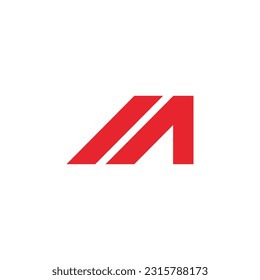 M Letter Design Vector file.