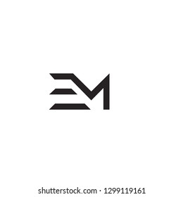 M LETTER FONT LOGO VECTOR  COMBINATIONS NEW 