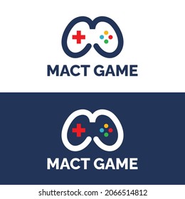 vector de logotipo de juego de letras M 