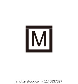 m letter icon logo