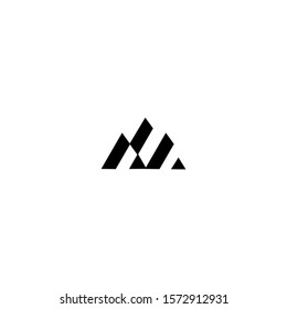 M letter icon logo design