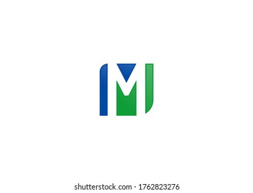 M Letter icon logo design