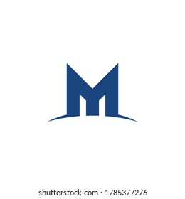 M Letter icon Template vector illustration design