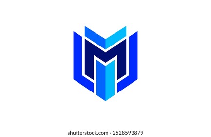 M Letter icon Template very elegant and luxury vector illustration design