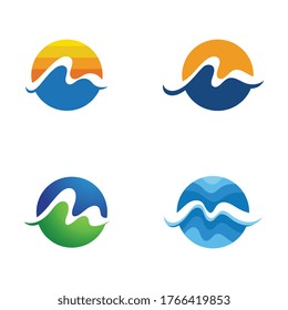 M Plantilla de diseño de ilustración vectorial de icono de letra
