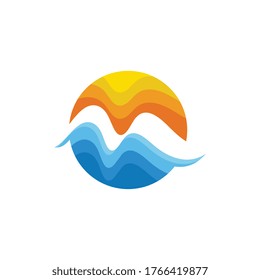 M Plantilla de diseño de ilustración vectorial de icono de letra