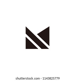 m letter icon vector logo