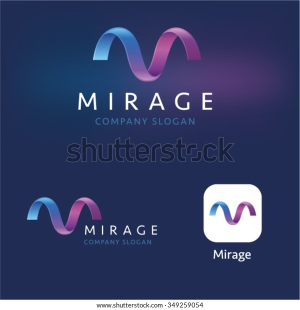 M\
letter idea vector logo and application icon\
template