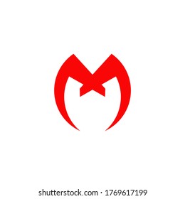 Plantilla de diseño de vectores de logotipo inicial de letra M