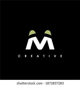 M Letter Initial Logo Design Template Vector Illustration