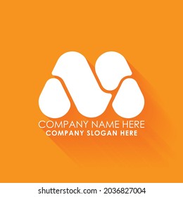 M Letra con logotipo inicial, letra M moderna con logotipo abstracto vector de diseño.