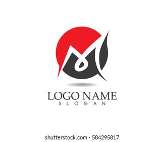 M letter logo 