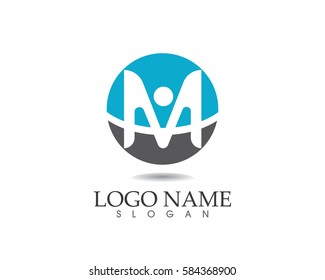 M letter logo 