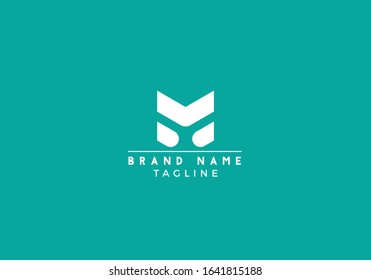 M Letter Logo Abstract Design in Vector Editable File.