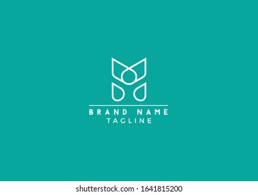 M Letter Logo Abstract Design in Vector Editable File.
