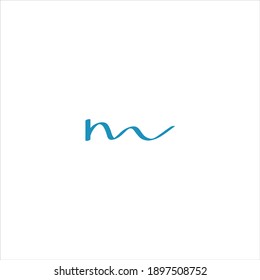 M letter logo abstract design on white color background. m icon