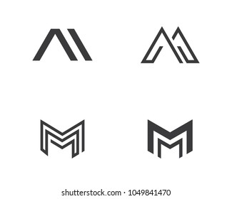 M Letter Logo Business