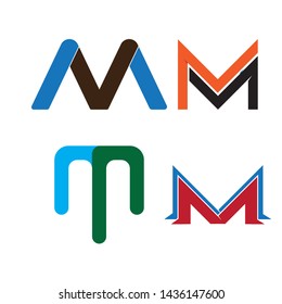 M Letter Logo Business professional logo template - Vector
