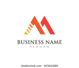 M Letter Logo Business Template Vector icon